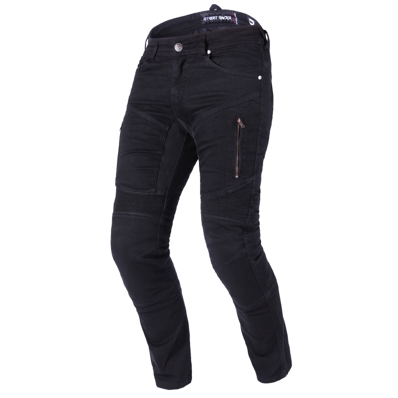 Street Racer Stretch II CE motociklističke traperice crne
