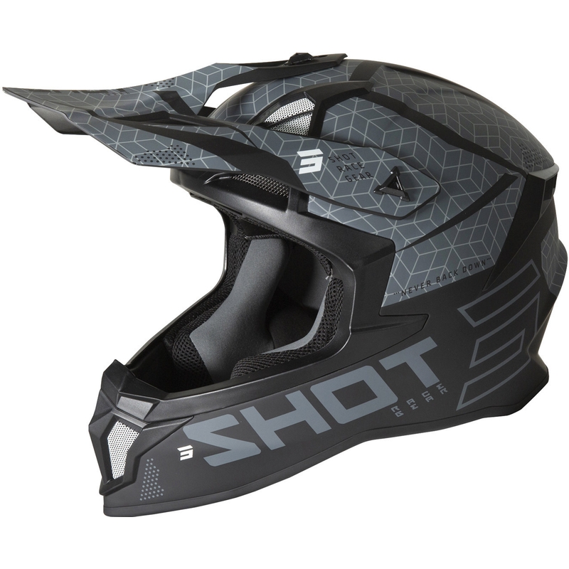 Shot Lite Core Motocross Kaciga crno-siva rasprodaja