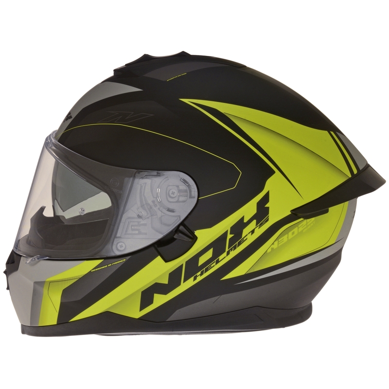 Integralna motociklistička kaciga NOX N302S Quest crno-sivo-žuta rasprodaja