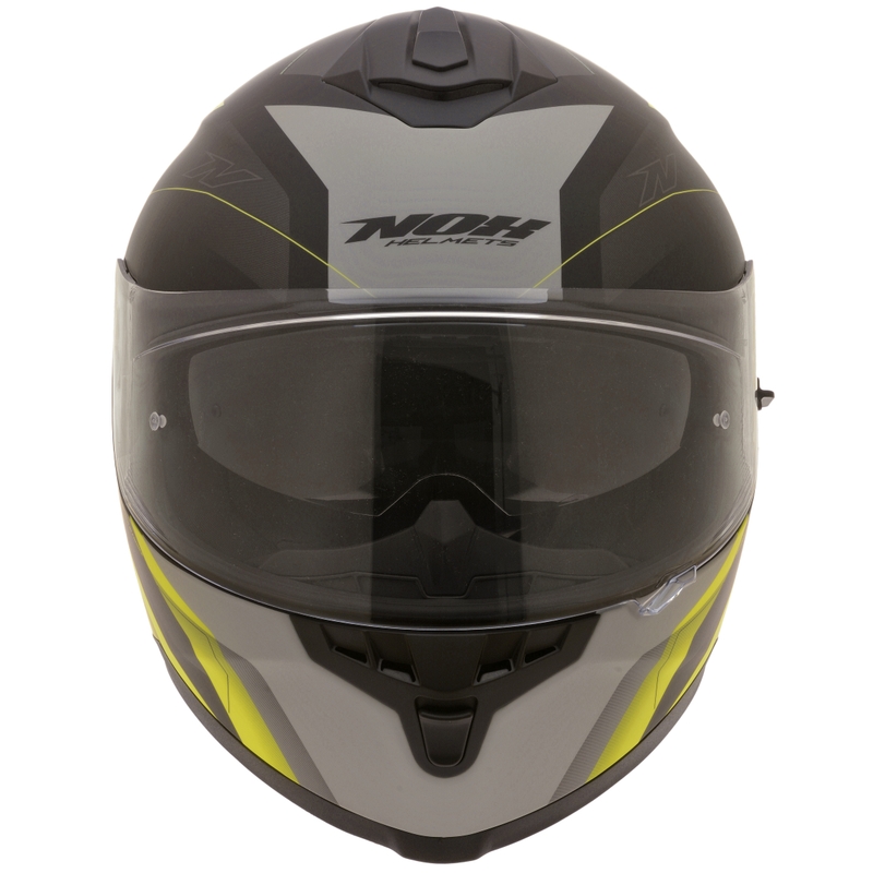 Integralna motociklistička kaciga NOX N302S Quest crno-sivo-žuta rasprodaja