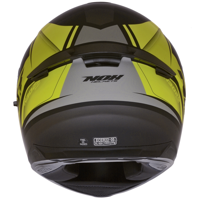 Integralna motociklistička kaciga NOX N302S Quest crno-sivo-žuta rasprodaja