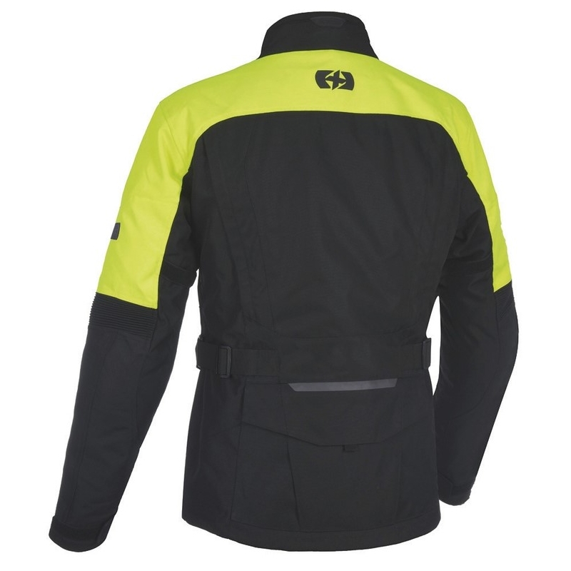 Motociklistička jakna Oxford Advanced Continental crno-fluo žuta