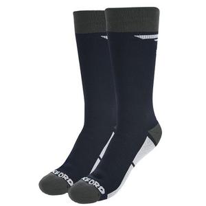 Vodootporne Oxford čarape s klimatskom membranom crne boje