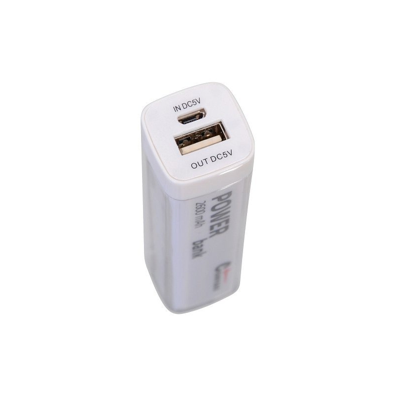 POWER BANK 2600mA bijeli + kabel 30cm