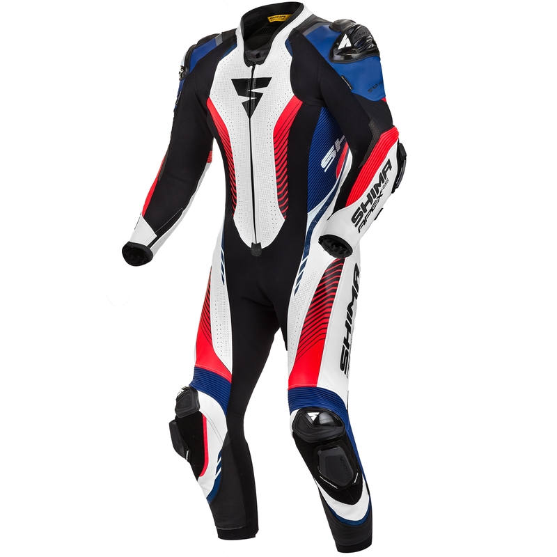 Shima Apex RS jednodijelni crno-bijeli-plavi-fluo crveni rasprodaja