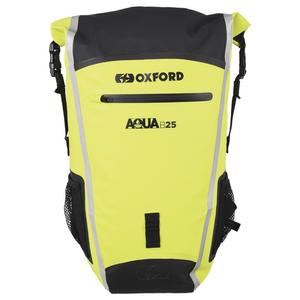 Vodootporni ruksak Oxford Aqua B25 crno-fluo žuti 25 l