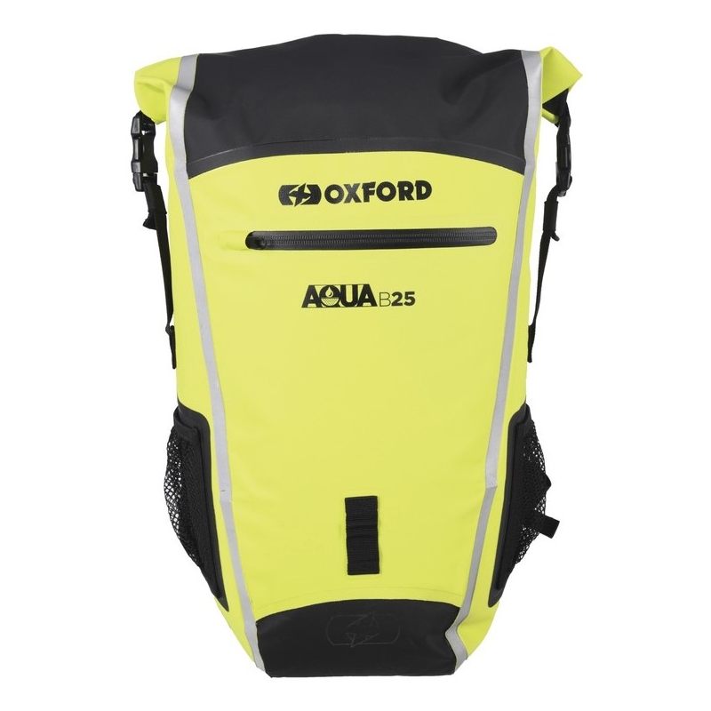 Vodootporni ruksak Oxford Aqua B25 crno-fluo žuti 25 l
