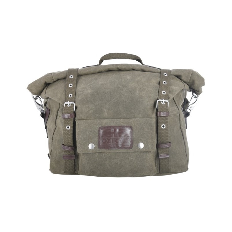 Bočne torbe za motor Oxford Heritage kaki zelena 40l