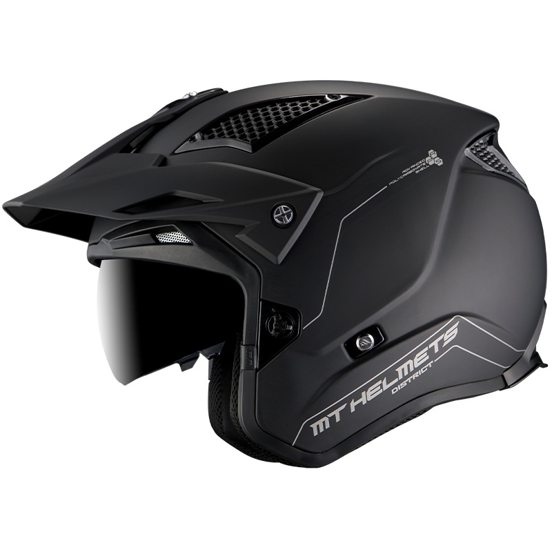 Motociklistička kaciga MT Streetfighter SV Solid black mat - II. kvaliteta