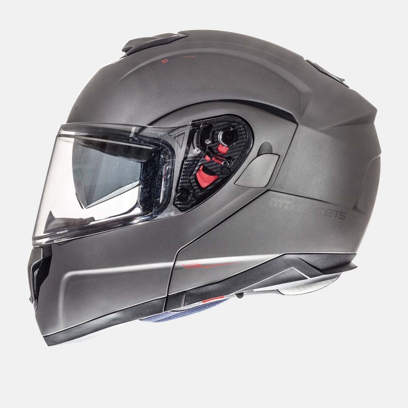 Sklopiva motociklistička kaciga MT Atom titanium - II. kvaliteta