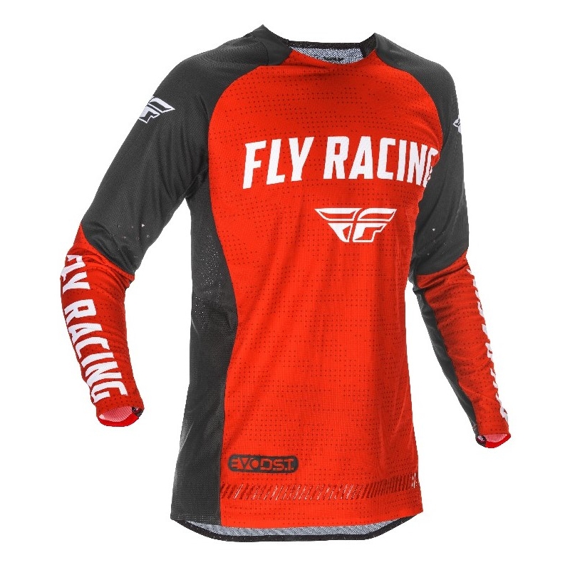 Motocross dres FLY Racing Evolution 2021 crveno-crno-bijeli