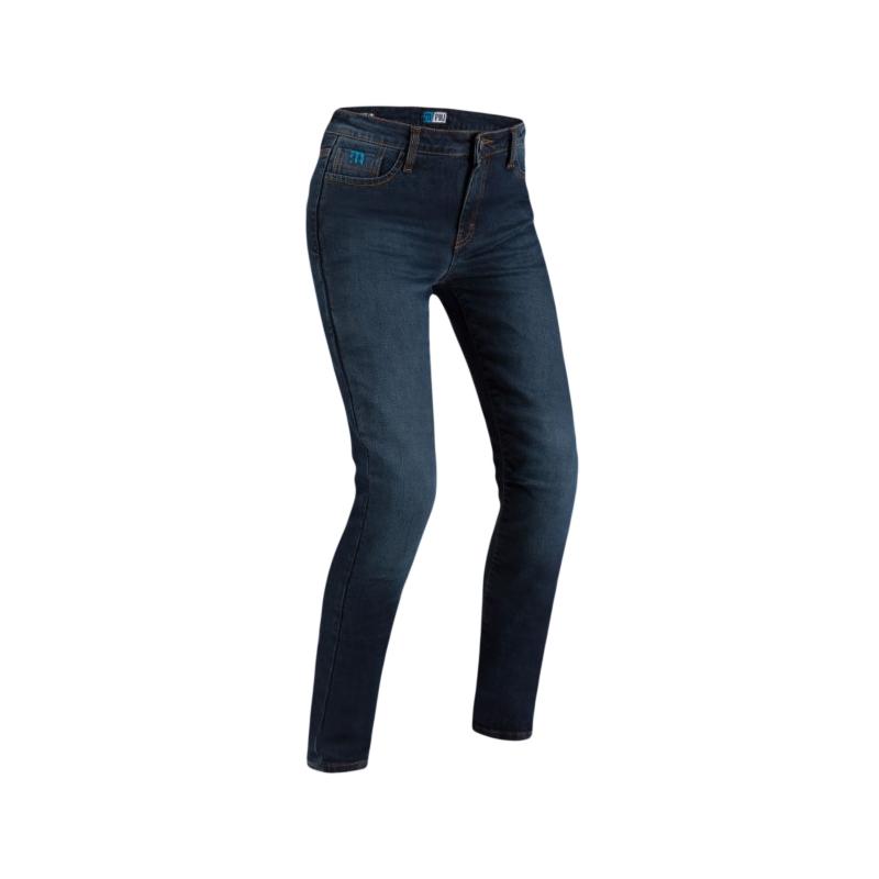 Ženskih motociklističkih traperica PMJ Caferacer Legend tamnoplave boje rasprodaja