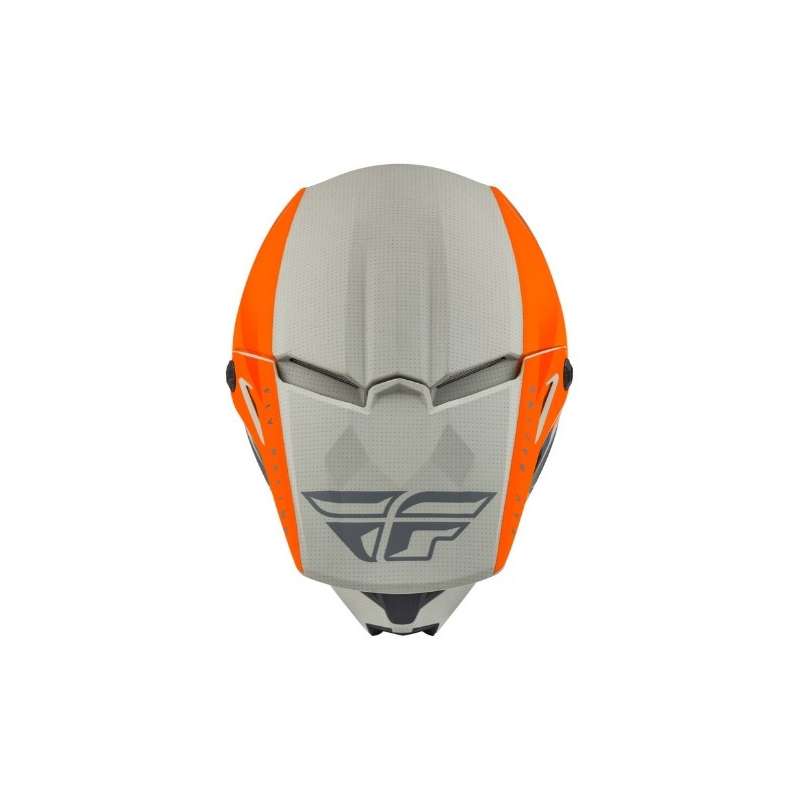 FLY Racing Kinetic Straight Motocross kaciga Narančasto-siva rasprodaja