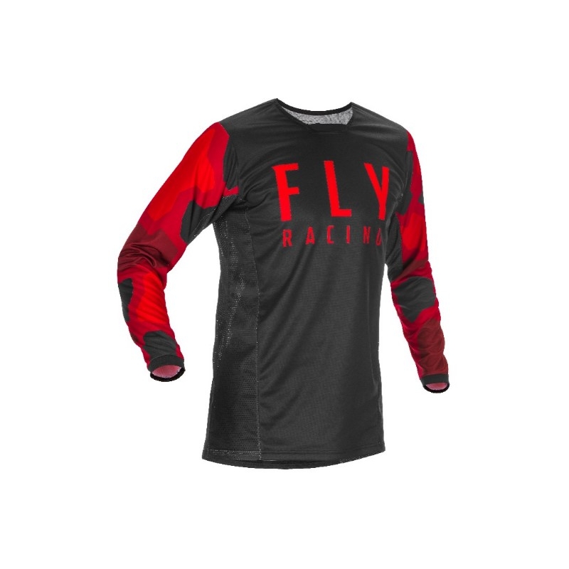 FLY Racing Kinetic K221 2021 motocross dres crveno-crni