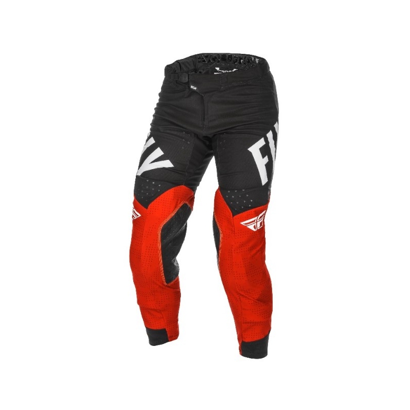 Motocross hlače FLY Racing Evolution 2021 crveno-crno-bijele