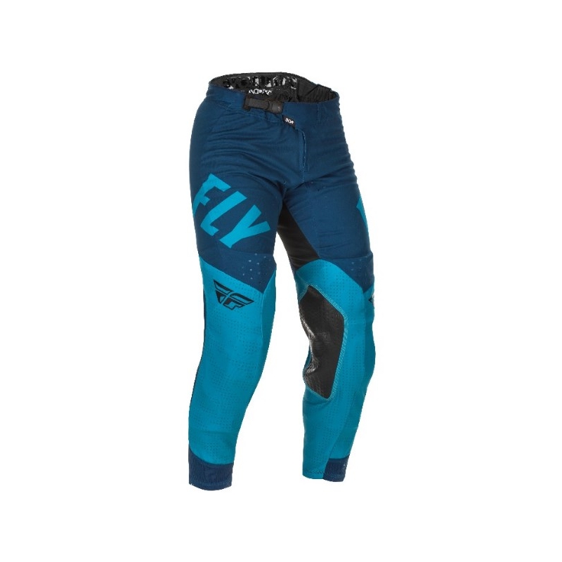 FLY Racing Evolution 2021 motocross hlače plavo-crne