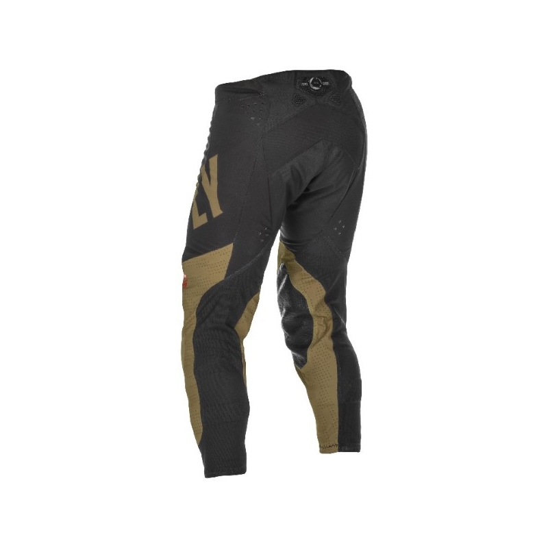 Motocross hlače FLY Racing Evolution 2021 zeleno-crno-crvene