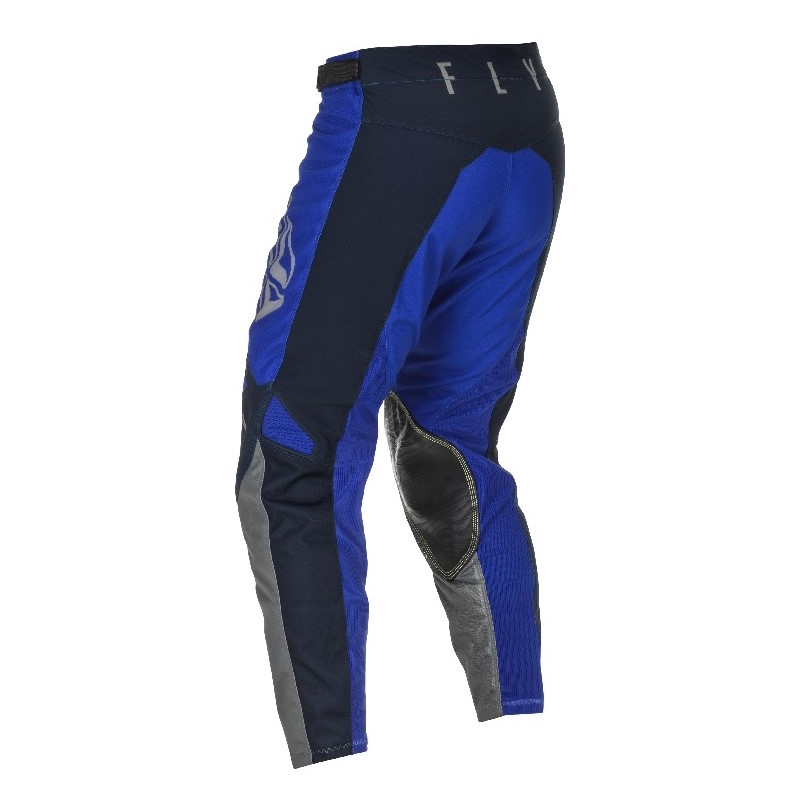 FLY Racing Kinetic K121 2021 motocross hlače plavo-sive