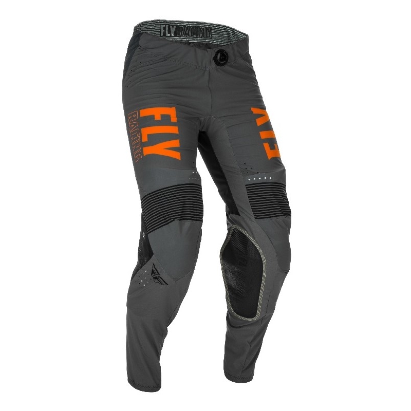 Motocross hlače FLY Racing Lite 2021 sivo-narančasto-crne