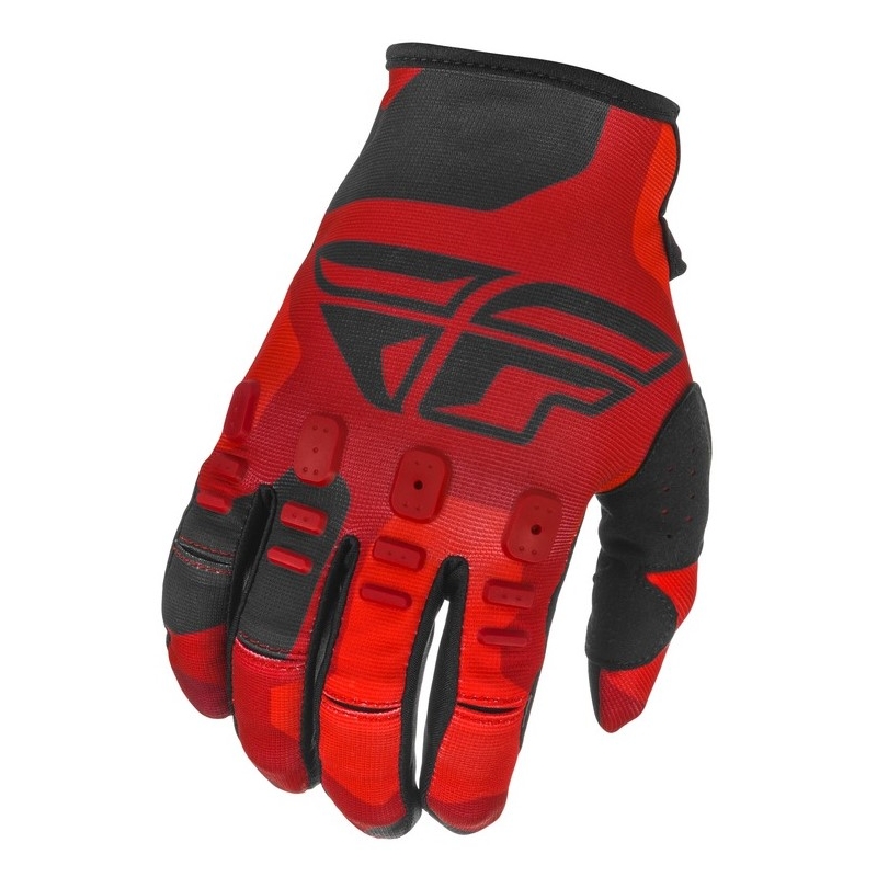 Motocross rukavice FLY Racing Kinetic K221 crveno-crne