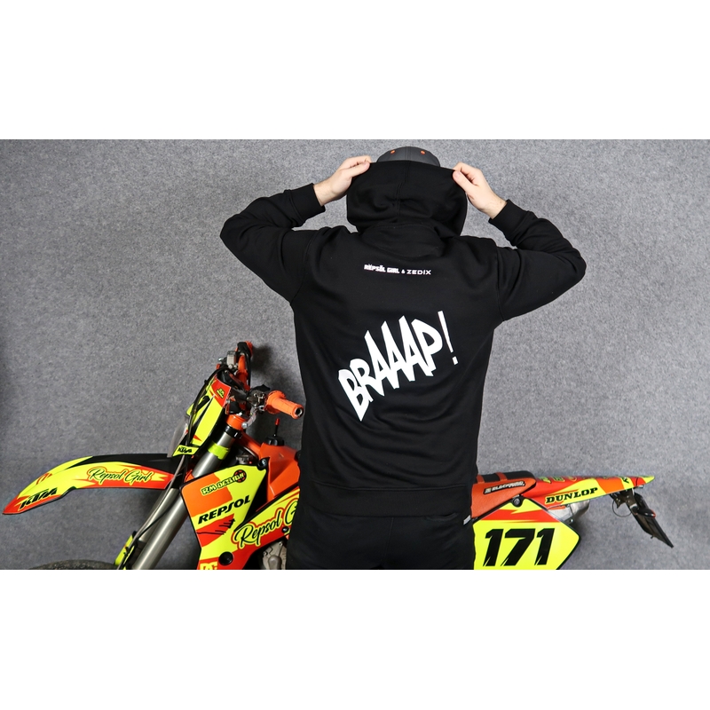 Muški sweatshirt SUPERMOTO crni