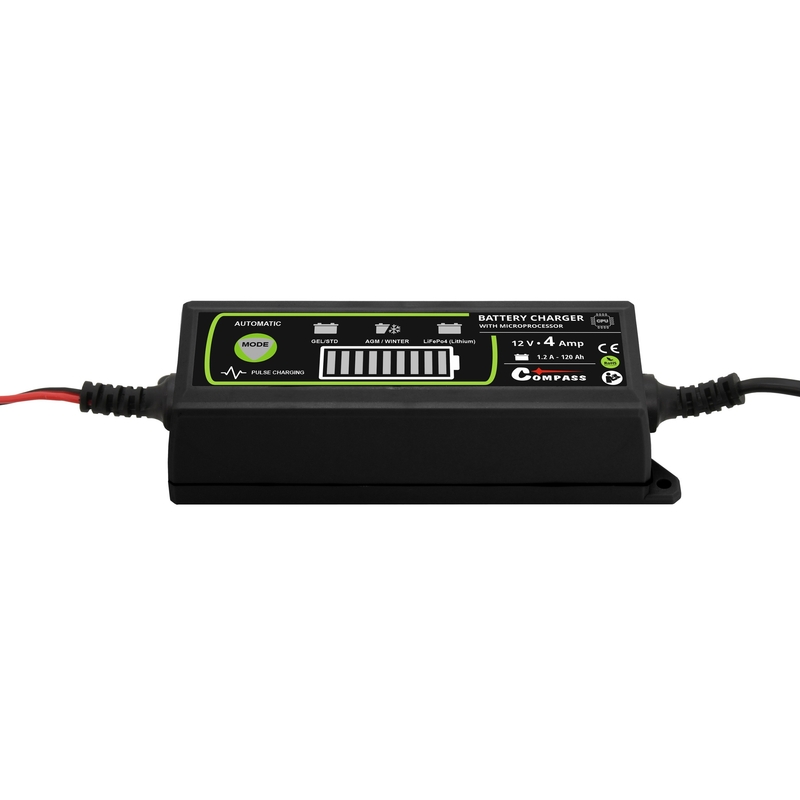 Punjač baterija 12V 4Amp PB/GEL/AGM/LiFePO4