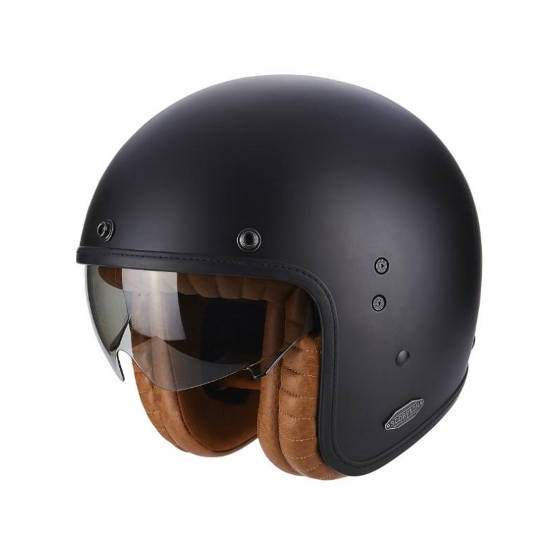Scorpion Belfast Luxe otvorena motociklistička kaciga Crna rasprodaja
