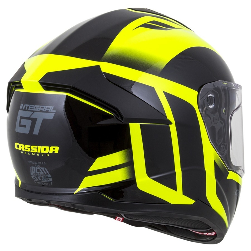 Integralna kaciga Cassida Integral GT 2.0 Ikon crno-fluo žuta
