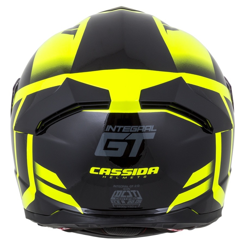 Integralna kaciga Cassida Integral GT 2.0 Ikon crno-fluo žuta