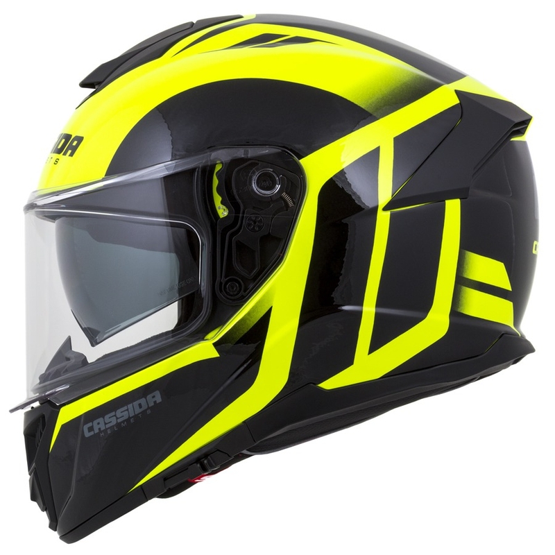 Integralna kaciga Cassida Integral GT 2.0 Ikon crno-fluo žuta