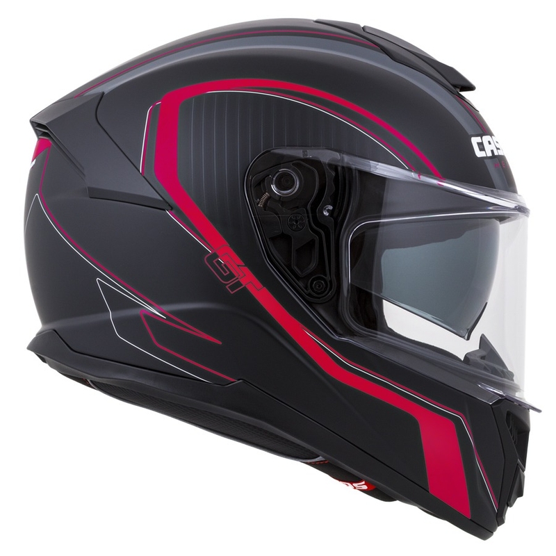 Integralna kaciga Cassida Integral GT 2.0 Reptyl crna-siva-fluo crvena