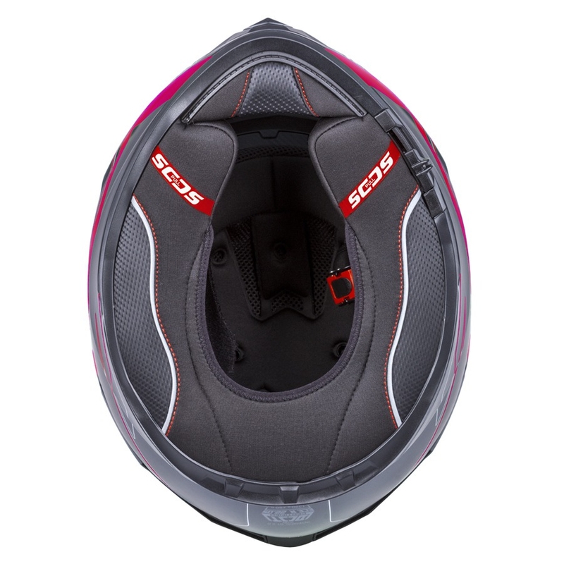 Integralna kaciga Cassida Integral GT 2.0 Reptyl crna-siva-fluo crvena