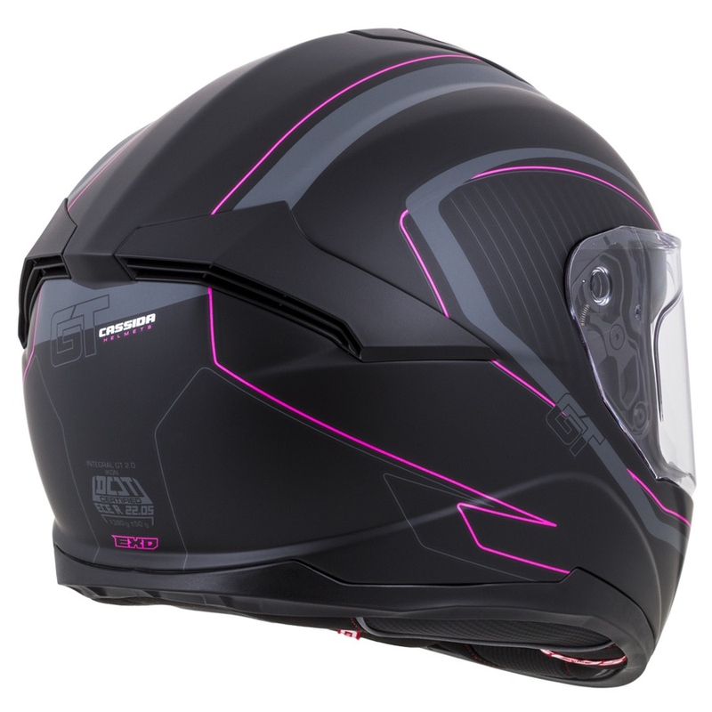 Integralna kaciga Cassida Integral GT 2.0 Reptyl crno-sivo-roza