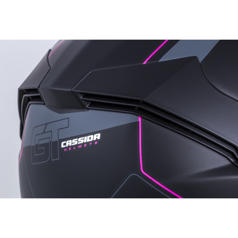 Integralna kaciga Cassida Integral GT 2.0 Reptyl crno-sivo-roza