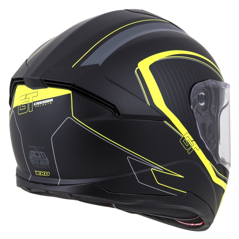 Integral Kaciga Cassida Integral GT 2.0 Reptyl Black-Grey-Fluo Yellow