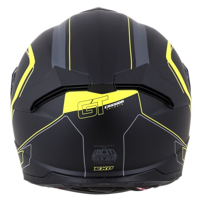 Integral Kaciga Cassida Integral GT 2.0 Reptyl Black-Grey-Fluo Yellow