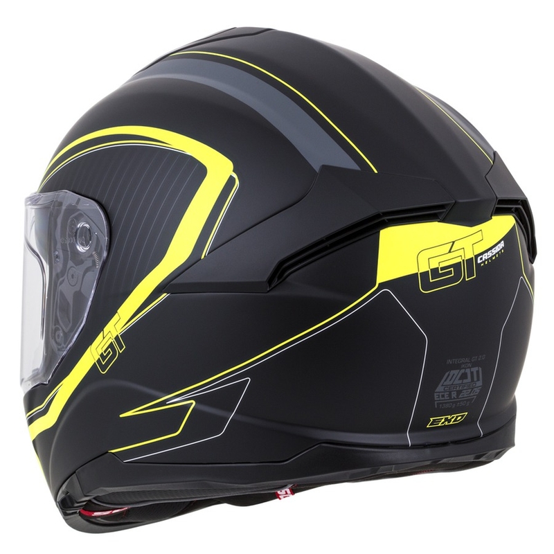 Integral Kaciga Cassida Integral GT 2.0 Reptyl Black-Grey-Fluo Yellow