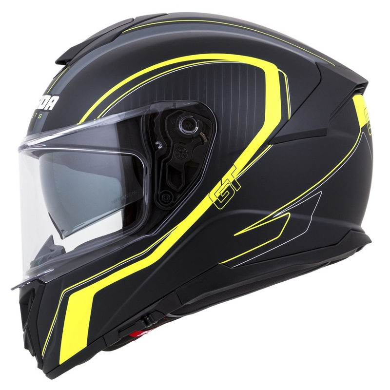 Integral Kaciga Cassida Integral GT 2.0 Reptyl Black-Grey-Fluo Yellow