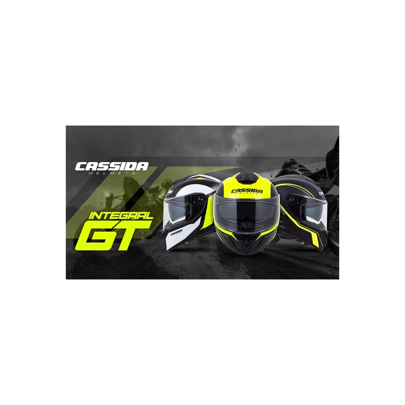 Integral Kaciga Cassida Integral GT 2.0 Reptyl Black-Grey-Fluo Yellow
