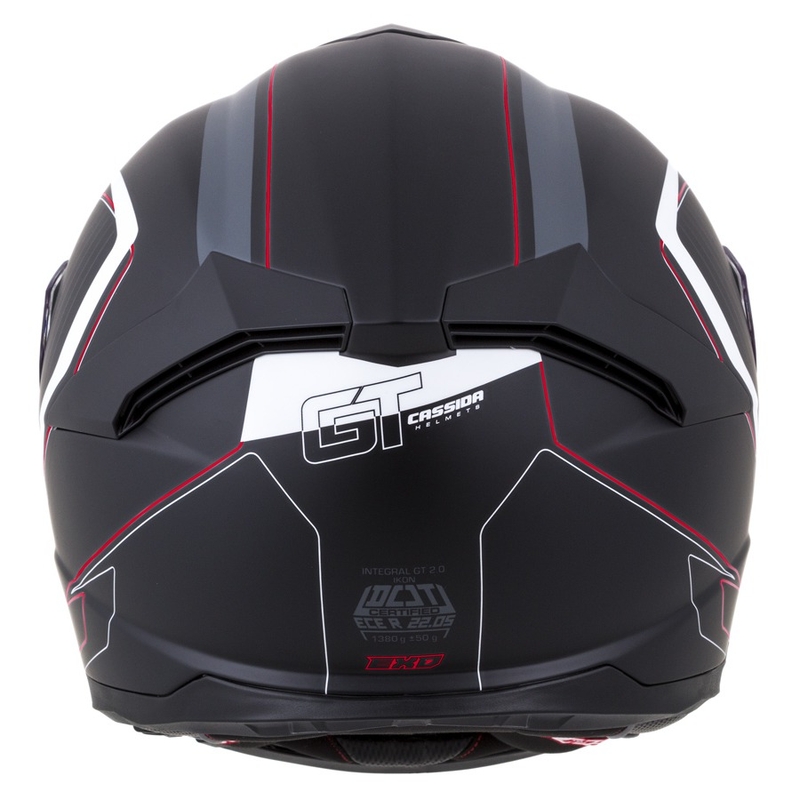 Kacige Cassida Integral GT 2.0 Reptyl Black-Grey-White-Red Integral