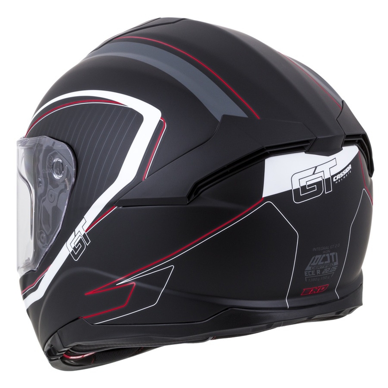 Kacige Cassida Integral GT 2.0 Reptyl Black-Grey-White-Red Integral