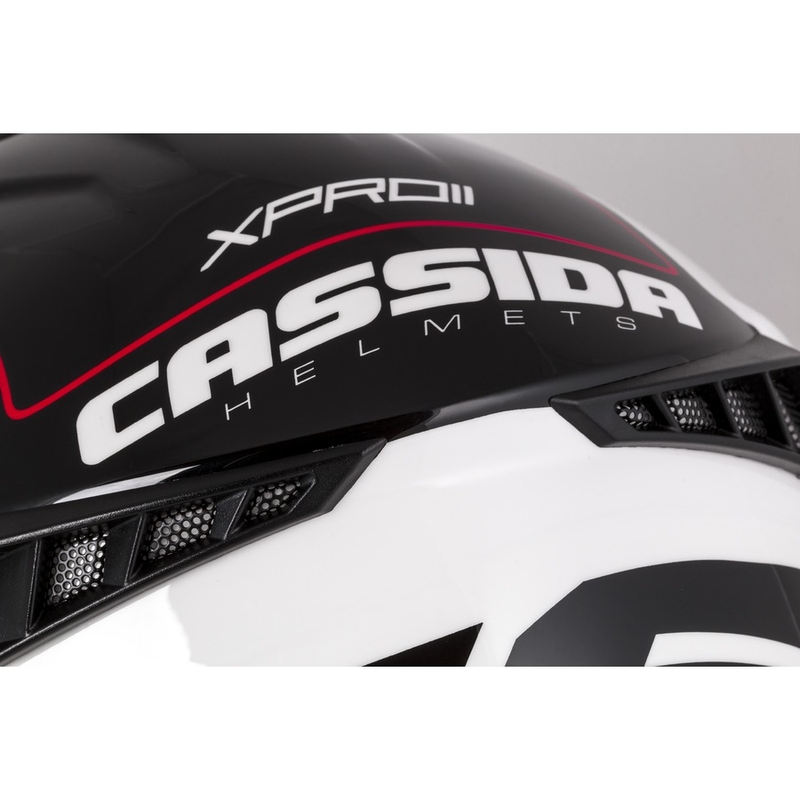 Cassida Cross Pro II Contra motokros kaciga bijelo-crveno-crna