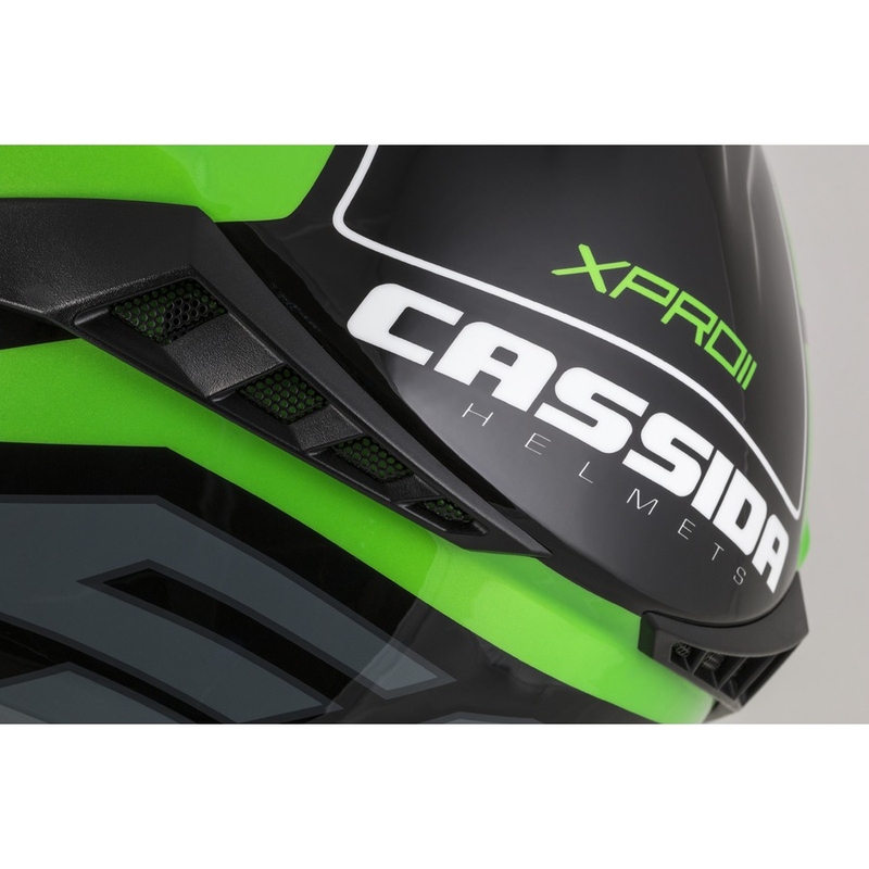 Cassida Cross Pro II Contra motokros kaciga crno-sivo-bijelo-zelena