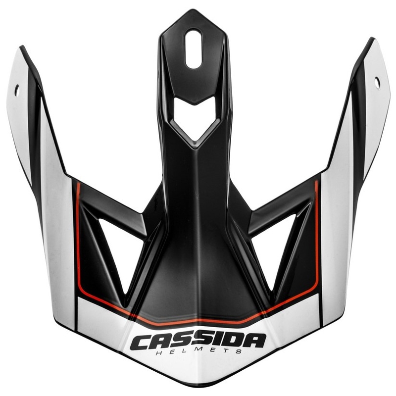 Vizir za kacigu Cassida Cross Pro II bijelo-crveno-crni
