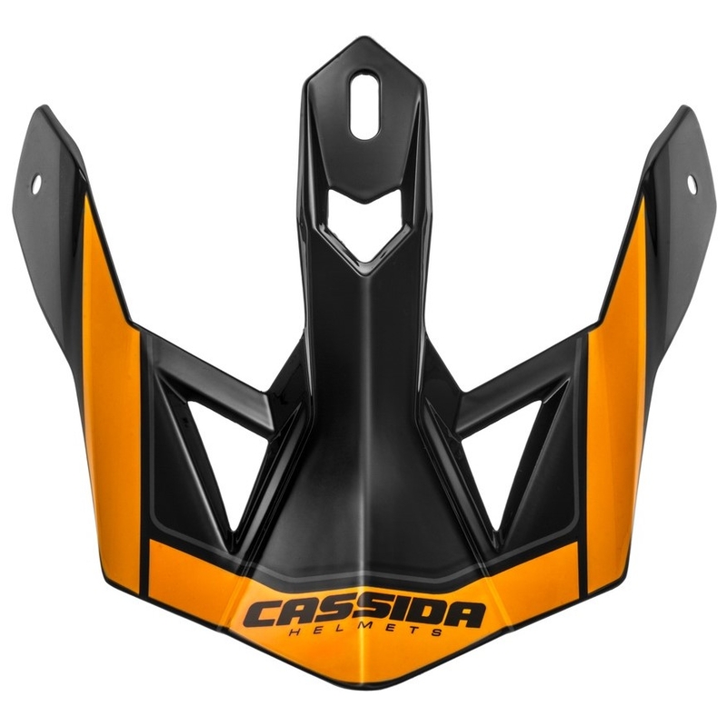 Vizir kacige Cassida Cross Pro II narančasto-crno-siv