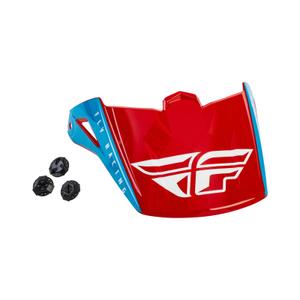 Vizir za FLY Racing Kinetic Straight kacigu crveno-bijelo-plavi