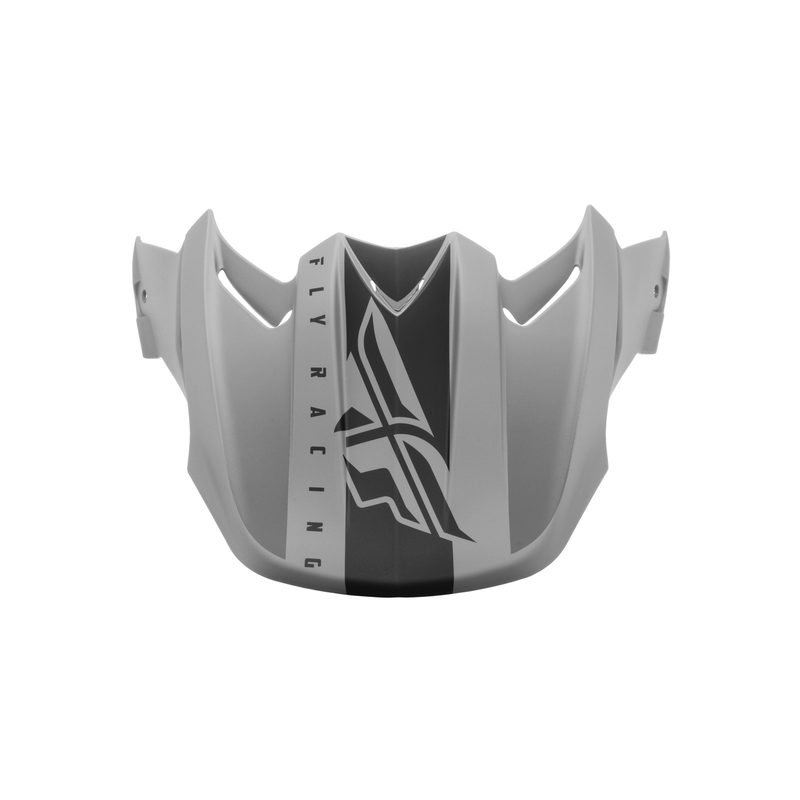 Vizir za kacigu FLY Racing F2 crno-sivi