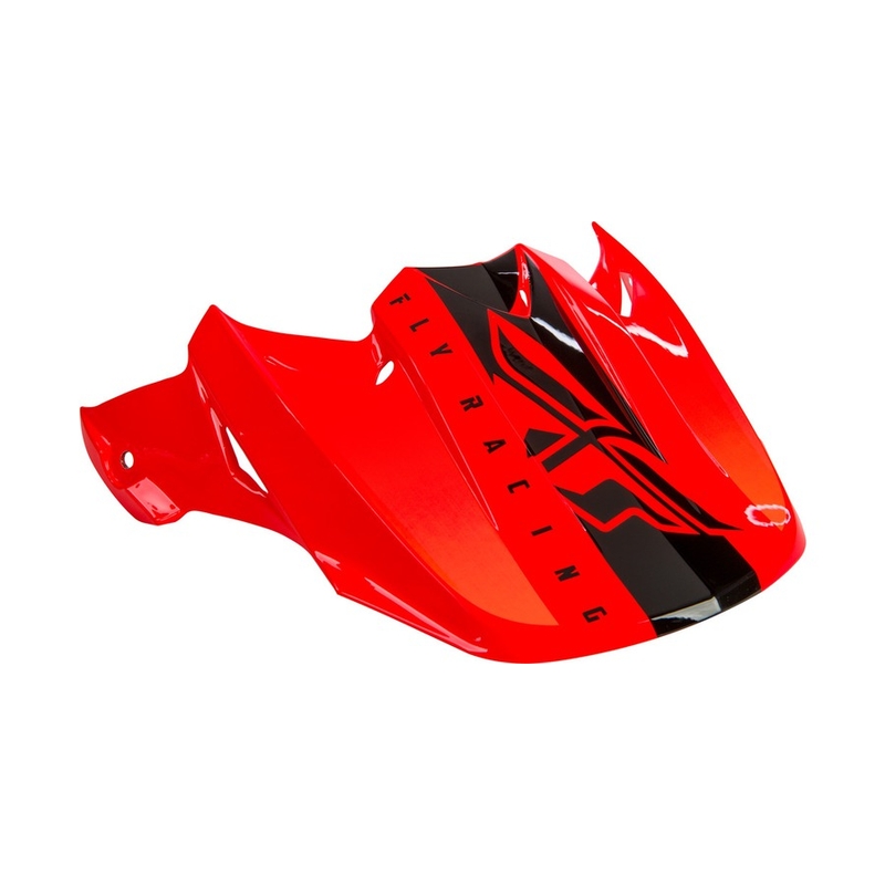 Vizir za kacigu FLY Racing F2 crno-fluo narančasti