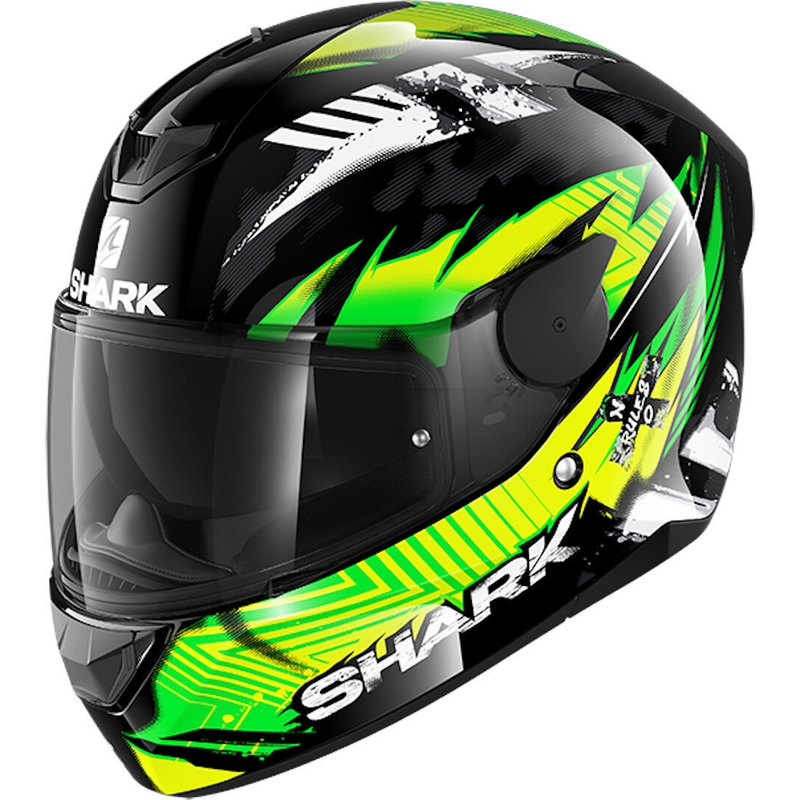 Full face kaciga SHARK D-SKWAL 2 Penxa crno-bijela-fluo zelena rasprodaja