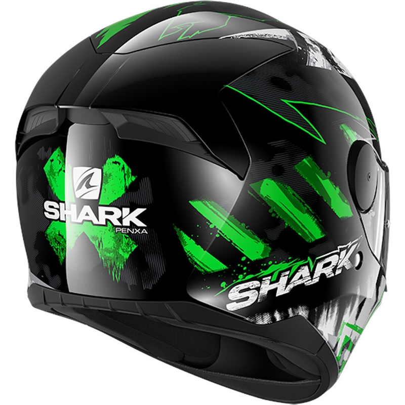 Full face kaciga SHARK D-SKWAL 2 Penxa crno-bijela-fluo zelena rasprodaja